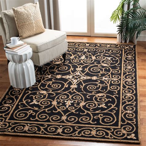 safavieh chelsea|safavieh chelsea black rug.